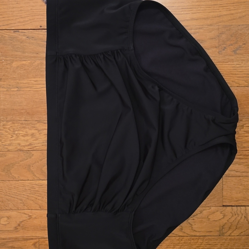 SONNET SHORES BRAND WOMEN'S PLUS SIZE BLACK BATHING SUIT BOTTOM SIZE 22W